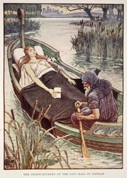 Die Todesreise der Lilienmaid von Astolat, aus 